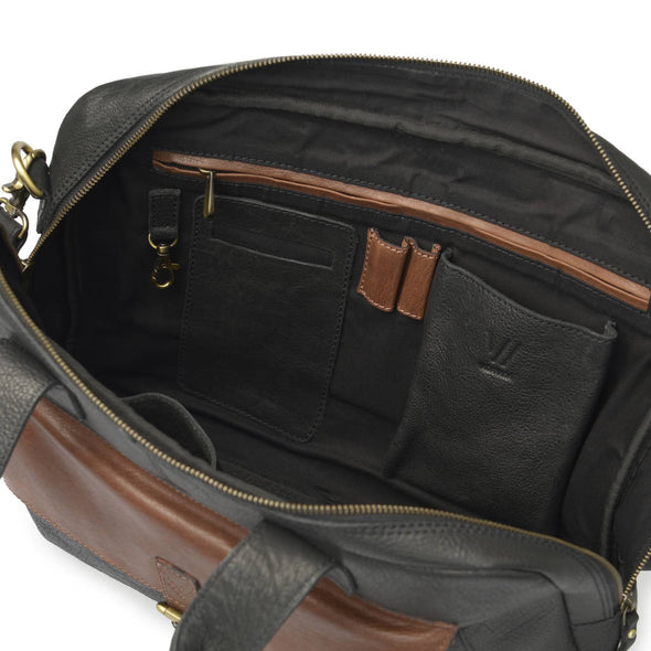 Wandering Soul Leather Laptop Messenger