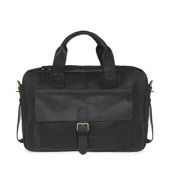 Wandering Soul Leather Laptop Messenger