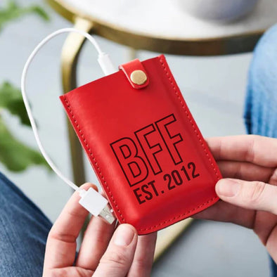 BFF Personalised Leather Power Pack