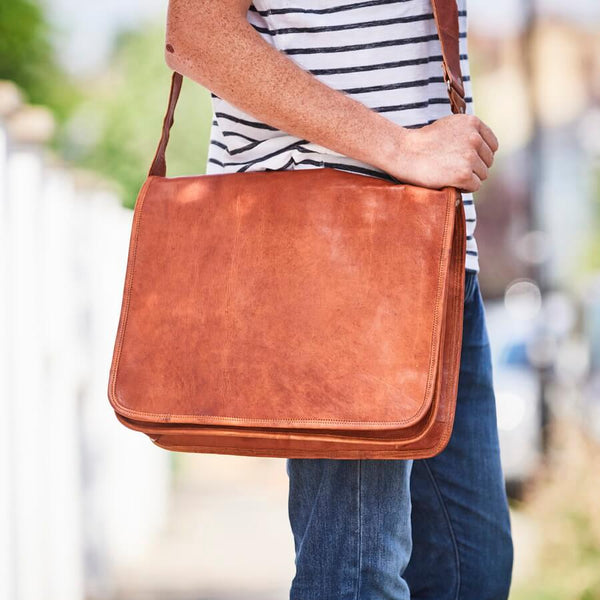 Luxury Leather Crossbody Bags Men Fashion Design Plaid Men Shoulder Bag  Business Messenger Bag Mens Handbag